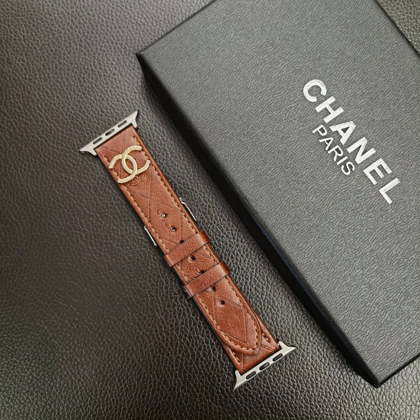 CC-Brown Watch Band