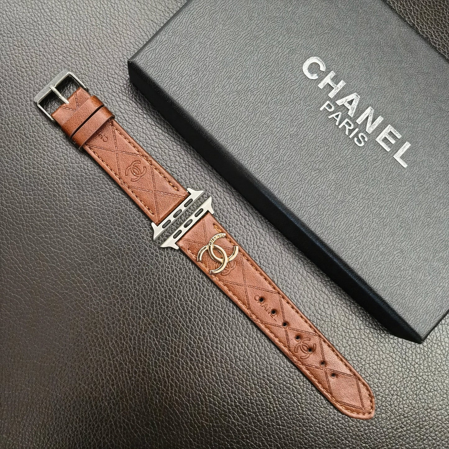 CC-Brown Watch Band
