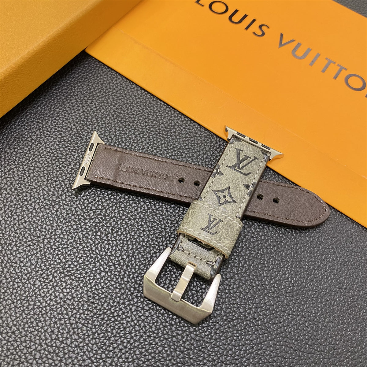 L-Brown Watch Band